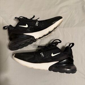 Nike Air Max 270 Black & White Womens Sneakers